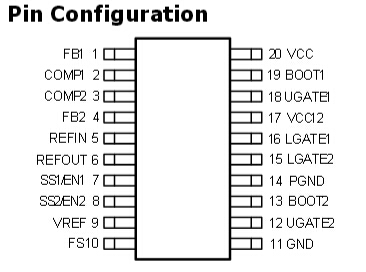 APW7158   Dual Synchronous Buck PWM Controllers,The APW7158 has two synchronous buck PWM control-  lers with high precision internal references voltage to of-  fer accurate outputs.